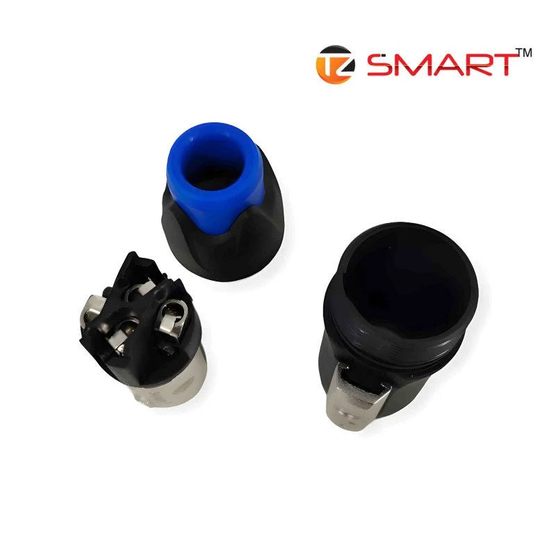 250V 20A 4 Pole Speakon Male Cable Connector with Metal Insert Speakon