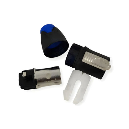 250V 20A 4 Pole Speakon Male Cable Connector with Metal Insert Speakon