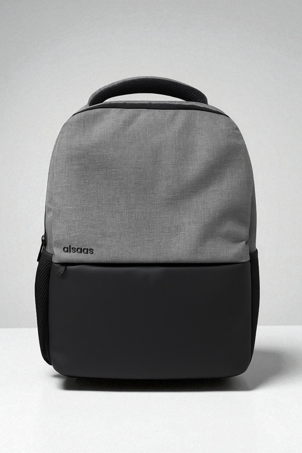 TZ SMART 30L Professional Laptop Backpack – Minimalist Anti-Theft Business Bag – Water-Resistant Office & Travel Backpack for Men & Women (Fits 15.6" Laptop, Black/Grey)