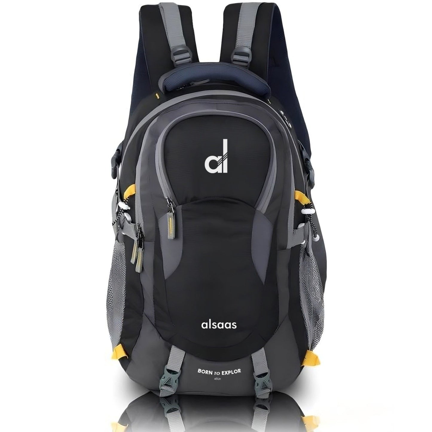 TZ SMART 45L Stylish Water-Resistant Mountain Rucksack | Large Hiking, Trekking & Camping Backpack for Men & Women | Travel Bag