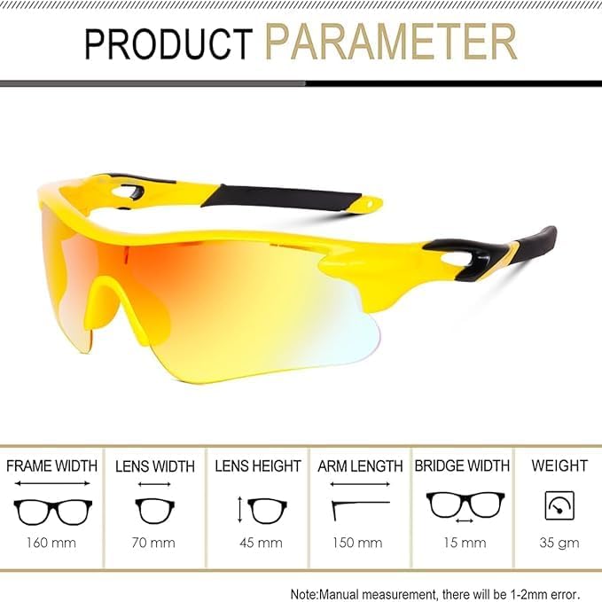 TZ SMART UV Protected Sports Cycling Sunglasses for Men & Women