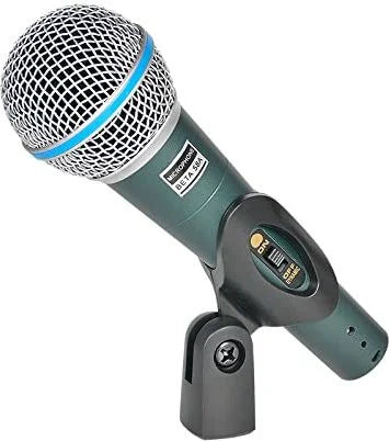 TZ SMART Beta-58A Dynamic Wired Microphone – Crystal-Clear Sound for Singing & Recording
