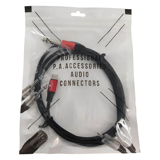 TZ SMART Type-C to 6.35mm 1/4 Inch TS Audio Cable (1.5M) | Gold-Plated USB-C to 6.35mm Mono Interconnect | Aux Adapter for Amplifier, Guitar, Mixer & Speaker