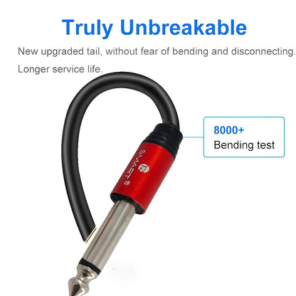 TZ SMART Type-C to 6.35mm 1/4 Inch TS Audio Cable (1.5M) | Gold-Plated USB-C to 6.35mm Mono Interconnect | Aux Adapter for Amplifier, Guitar, Mixer & Speaker