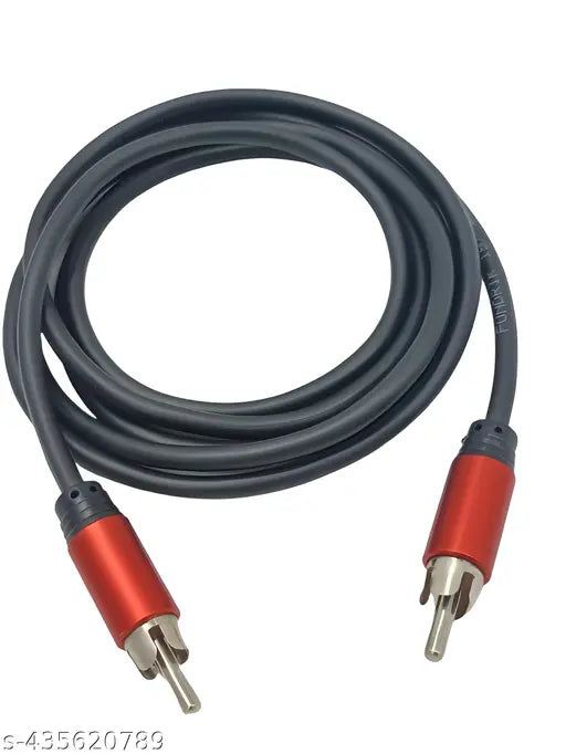 TZ SMART RCA to RCA Home Theatre Cable – Gold-Plated Male to Male Audio Extension Cable (1.5m).