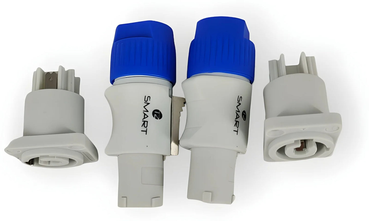 TZ Smart PowerCon In & Out Plug and Socket Male Female Power Connectors – Secure and Reliable Power Solution for Stage Lighting and Audio Systems.