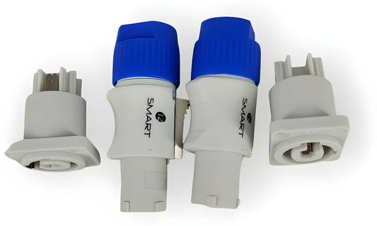 TZ Smart PowerCon In & Out Plug and Socket Male Female Power Connectors – Secure and Reliable Power Solution for Stage Lighting and Audio Systems.