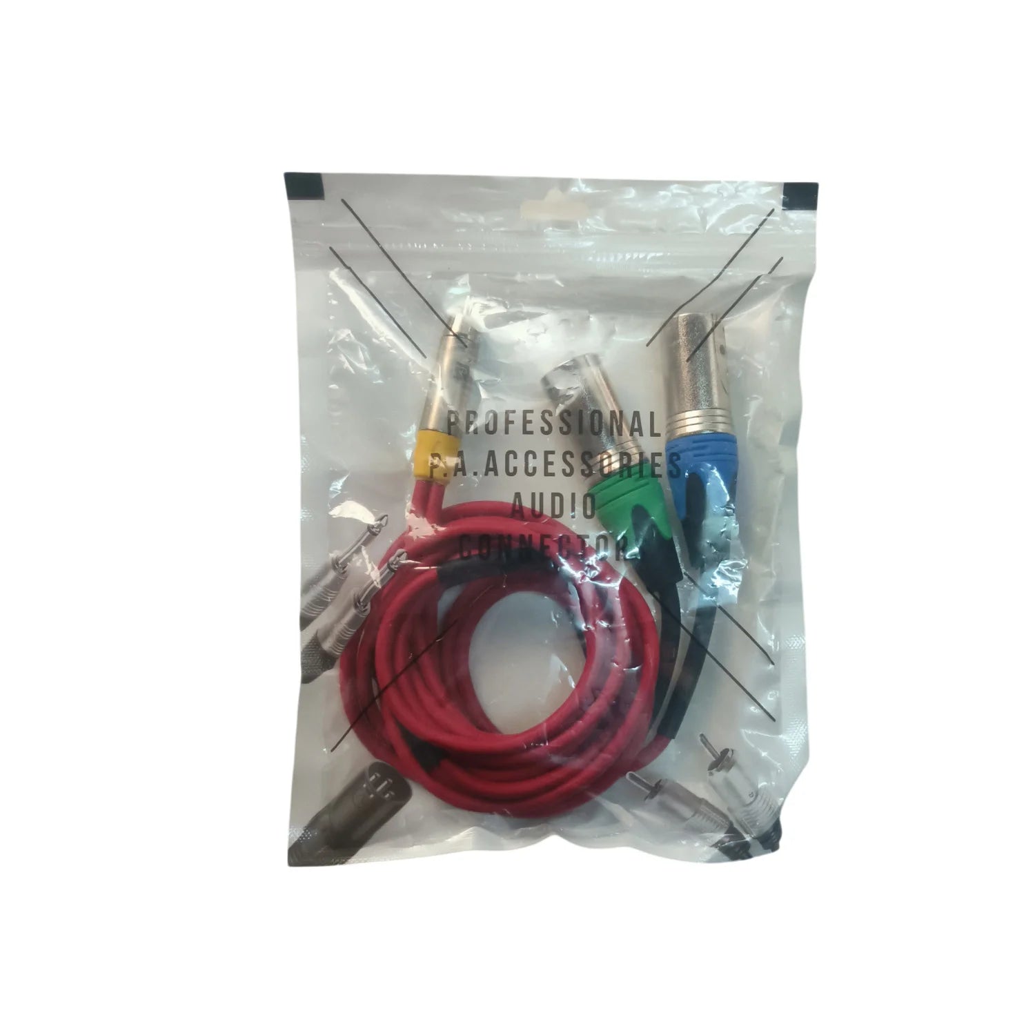 TZ SMART RCA to 2 XLR Male 1.5m Cable – High-Quality Stereo Audio Adapter with Gold-Plated Connectors.