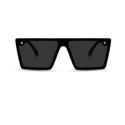TZ Smart Full Rim Square Sunglasses – UV-Protected Stylish Eyewear for Men & Women in a Durable Black Frame