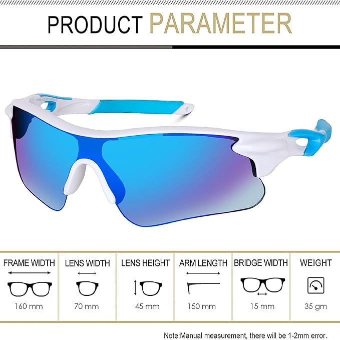 TZ SMART UV Protected Sports Cycling Sunglasses for Men & Women