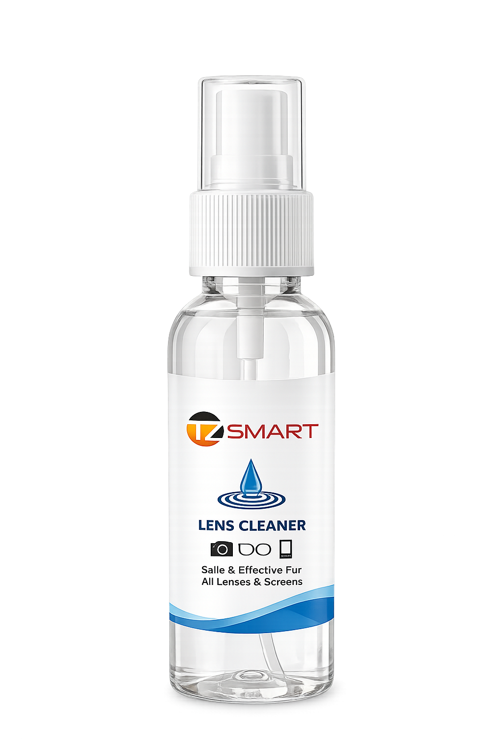 TZ SMART Lens Cleaner Spray | Streak-Free Cleaning for Glasses, Mobile, Laptop, Camera | Safe Formula |