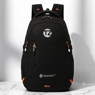 TZ SMART 45L Stylish Water-Resistant Mountain Rucksack | Large Hiking, Trekking & Camping Backpack for Men & Women | Travel Bag