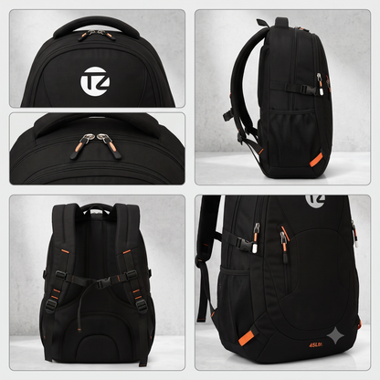 TZ SMART 45L Stylish Water-Resistant Mountain Rucksack | Large Hiking, Trekking & Camping Backpack for Men & Women | Travel Bag