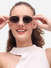 TZ SMART Premium Round Sunglasses | UV Protection | Metal Frame | Stylish Unisex Goggles