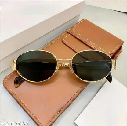 TZ SMART Premium Round Sunglasses | UV Protection | Metal Frame | Stylish Unisex Goggles