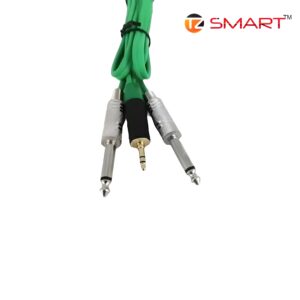 Tz smart aux cable 1. 5m – 2 mono 6. 35mm jack to 3. 5mm male audio cable (green) for seamless audio transmission.