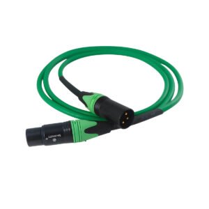 TZ SMART XLR Male to Female Cable – High-Quality Shielded Microphone Cable (Green, 1.5M/3M/5M/10M)