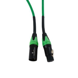 TZ SMART XLR Male to Female Cable – High-Quality Shielded Microphone Cable (Green, 1.5M/3M/5M/10M)
