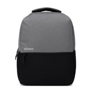 TZ SMART 30L Professional Laptop Backpack – Minimalist Anti-Theft Business Bag – Water-Resistant Office & Travel Backpack for Men & Women (Fits 15.6" Laptop, Black/Grey)