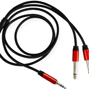 TZ SMART | Professional Series: 3.5mm Stereo to Dual 6.35mm Mono Y-Splitter Cable