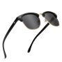 TZ Smart Classic Half Frame Retro Sunglasses with Polarized Lens – Timeless Design & UV Protection