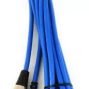 TZ SMART Mic Cable 6.35mm Jack Male to XLR 3Pin Female 5 Meter Blue Cable for Professional Audio.