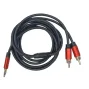 TZ SMART 2RCA Stereo Cable – High-Quality 3.5mm to RCA Audio Cable for Superior Sound Performance.
